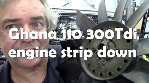 Ghana 110 300tdi engine strip. What is wrong with it? Warning! Contains corrosion!