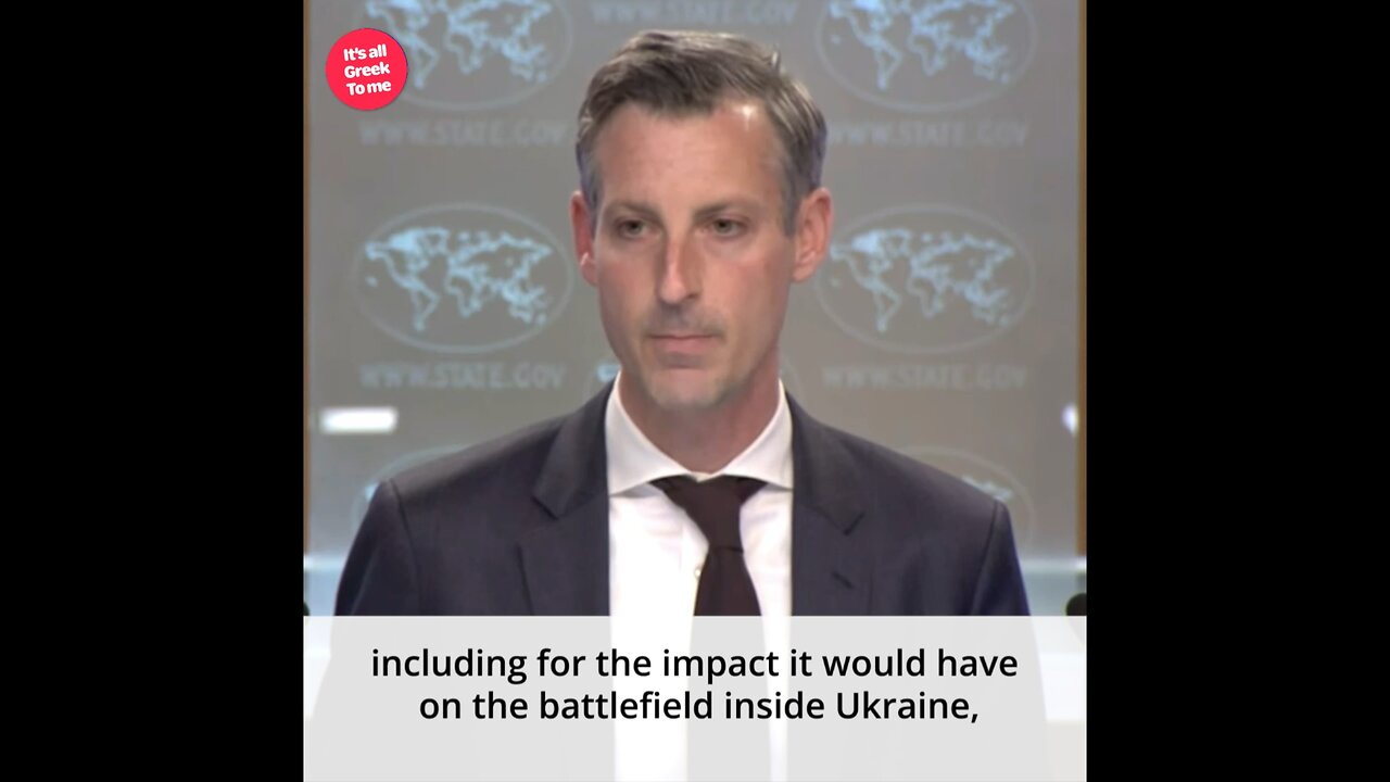 Ned price , blaming China for Ukraine conflict