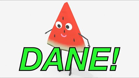 Happy Birthday DANE! - WATERMELON Birthday Song