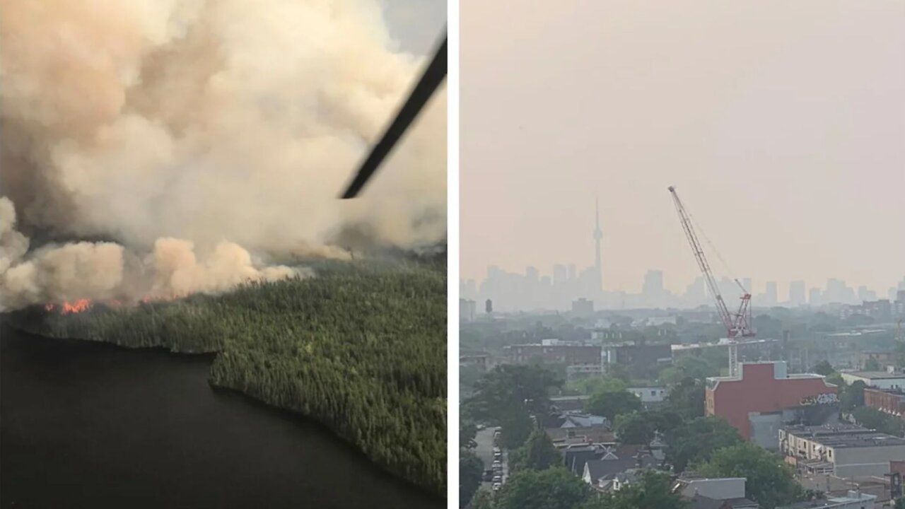 Toronto Is Literally The Big Smoke RN & It’s Because Northern Ontario Is On Fire