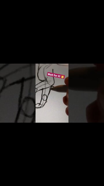 How to draw walking Cat? 🐱‍🚀🐈 - Daily Art nr.103🖌️