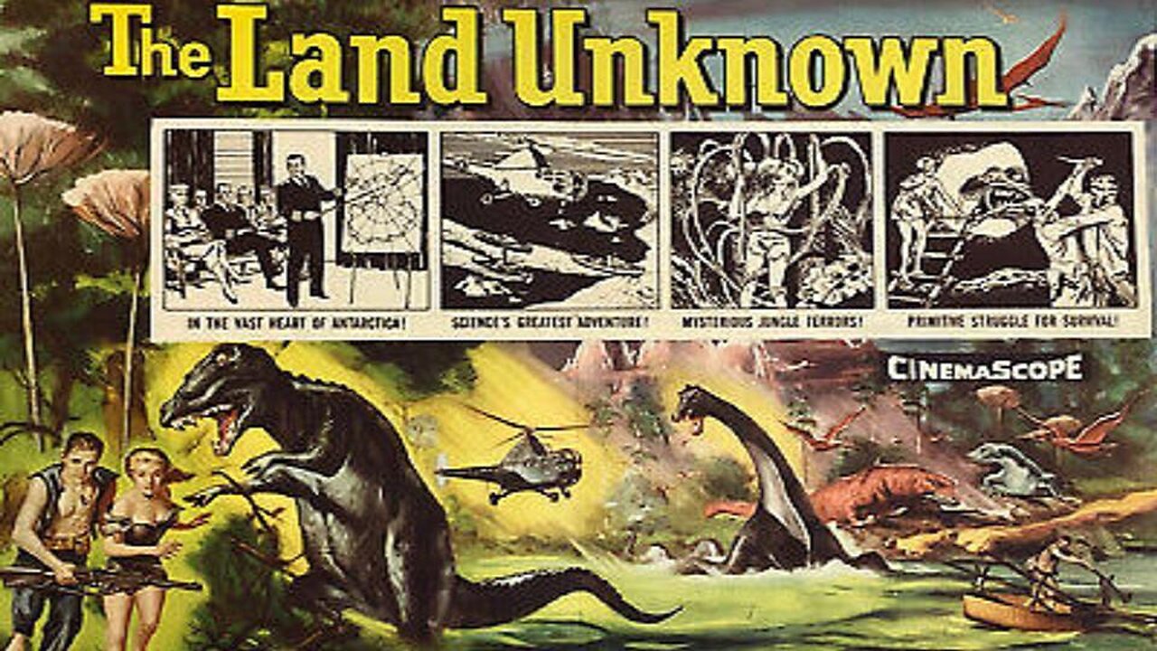 THE LAND UNKNOWN 1957 Navy Expedition Discovers a Prehistoric Land in Antarctica FULL MOVIE HD & W/S