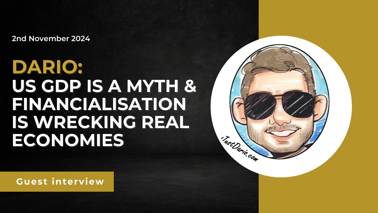 Dario: US GDP is a myth and financialisation is wrecking real economies