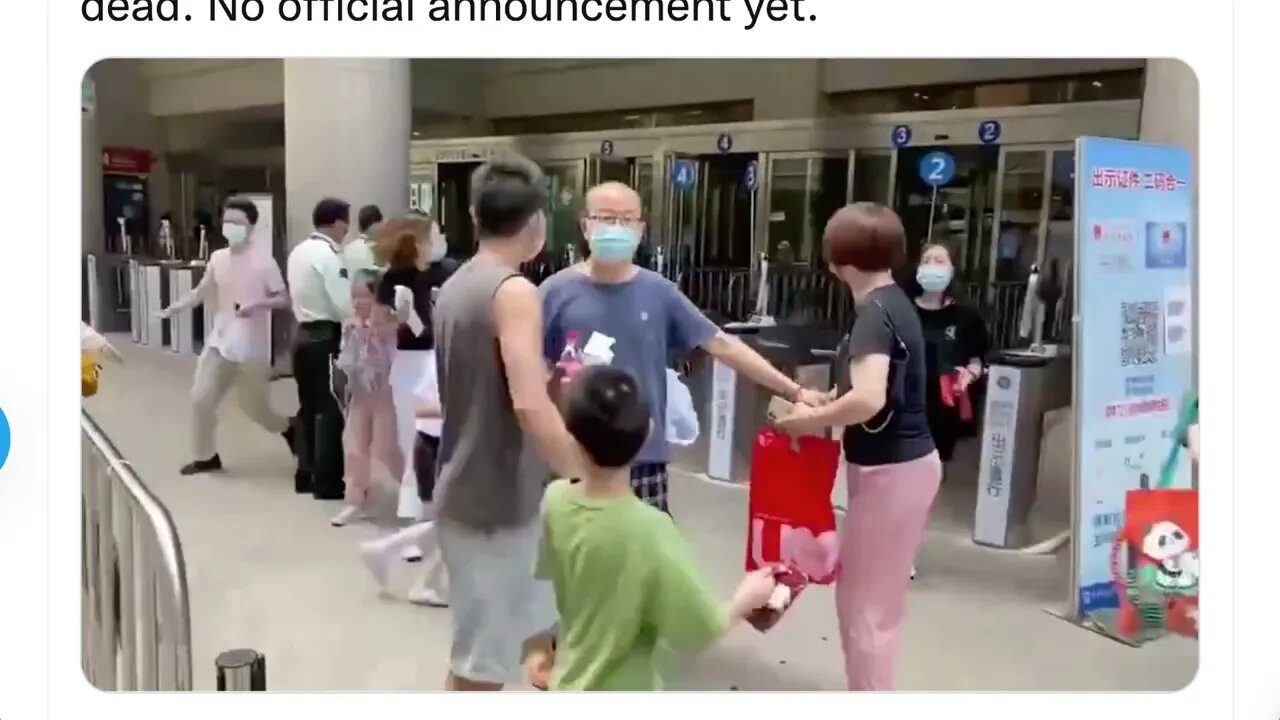 🟨2022年7月9日11時30分許， 上海瑞金醫院內有人持刀傷，4名群眾和嫌疑人均受傷但沒有生命危險🟨