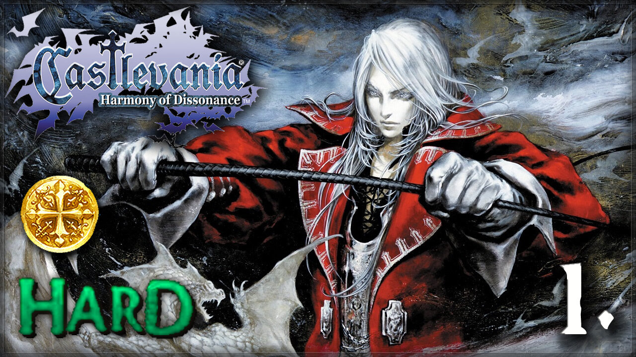 Castlevania: Harmony of Dissonance [GBA] - Hard Mode 200% / All Items / All Drop Items (Part.1)