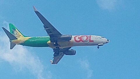 Boeing 737-800 PR-GUK coming from de Rio de Janeiro to Fortaleza