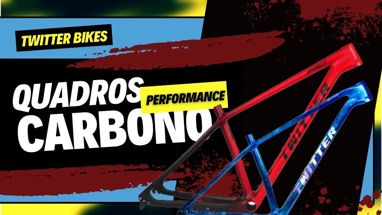 Quadros twitter bike carbono, diferença modelo warrior e max carbon performance.