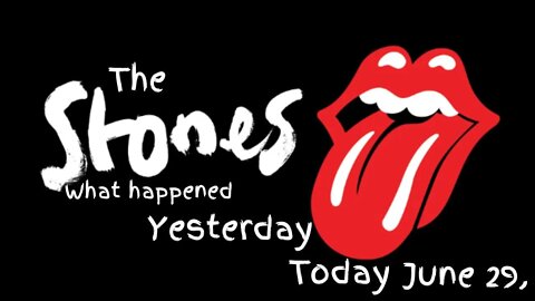 Yesterday Today June29,