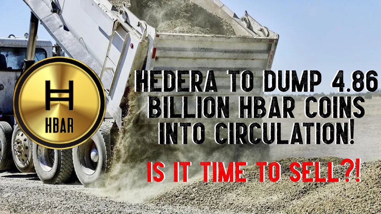 Hedera To DUMP 4.86 Billion HBAR Into Circulation!!!