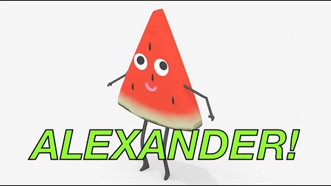 Happy Birthday ALEXANDER! - WATERMELON Birthday Song