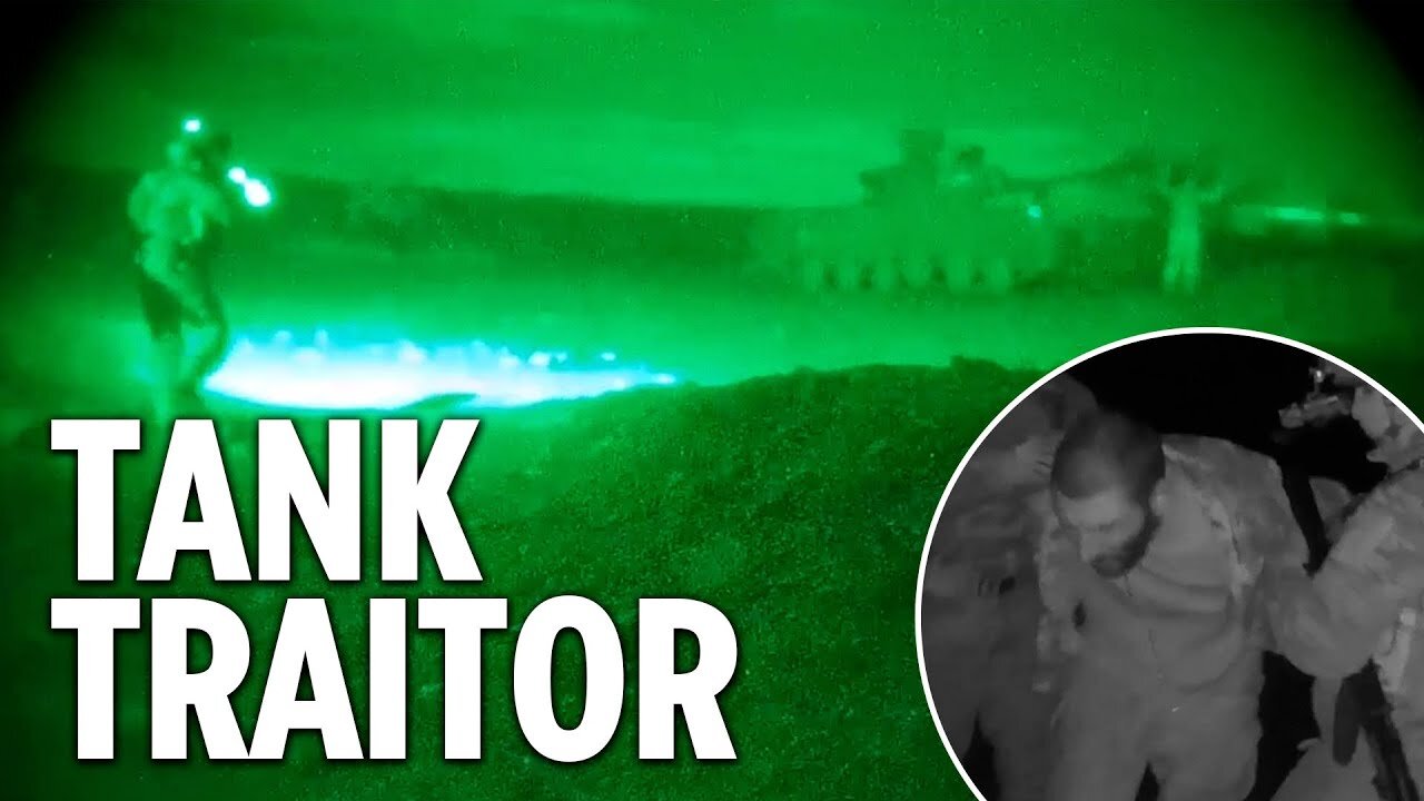 Dramatic footage shows Ukraine 'traitor' stealing tank and defecting to Russia