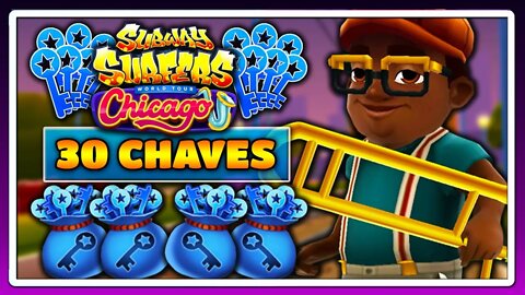 Subway Surfers Chicago 2019 | Ganhando 30 Chaves