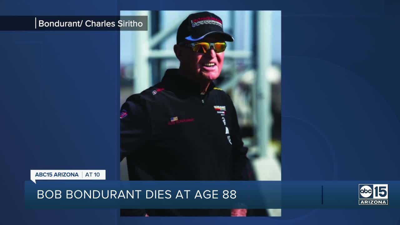 Racing icon Bob Bondurant dies at age 88 in Paradise Valley, Arizona