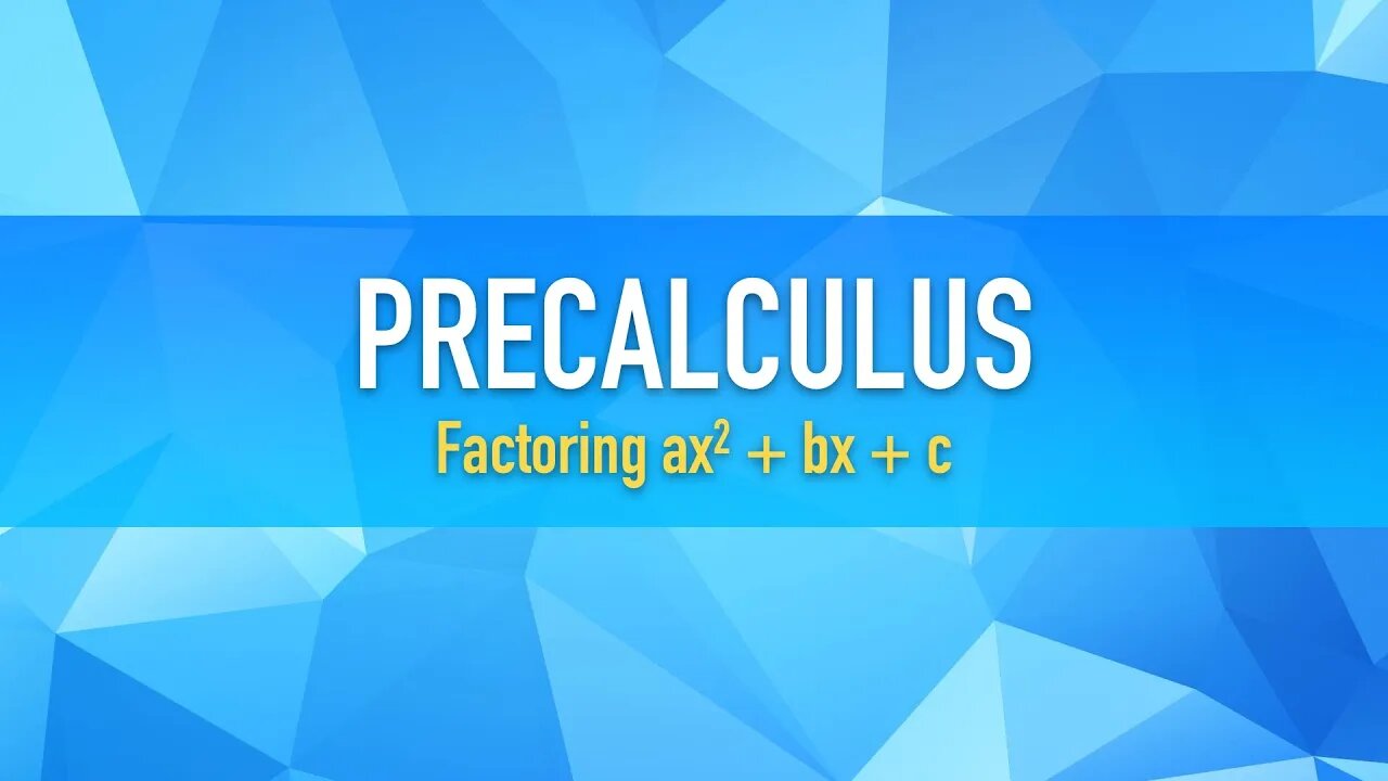 Algebraic Expressions: Example 08 (Explained in spanish)