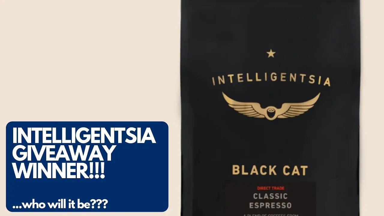 INTELLIGENTSIA COFFEE GIVEAWAY WINNER ANNOUNCEMENT!