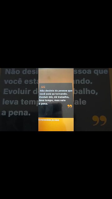 Nunca desista de seus sonhos