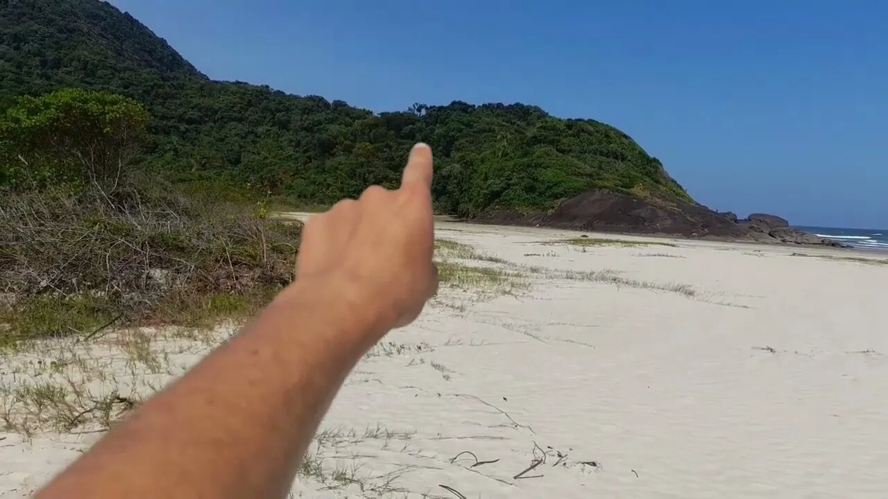 PRAIA CARAMBORÊ NA BARRA DO UNA EM PERUIBE SP / PONTOS TURÍSTICOS EM PERUIBE SP