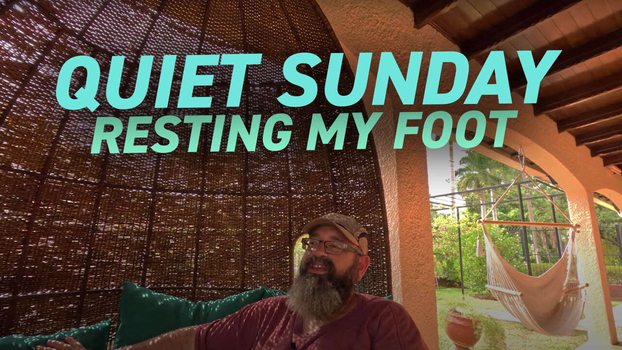Quiet Sunday Resting my Foot | Vlog 5 March 2023