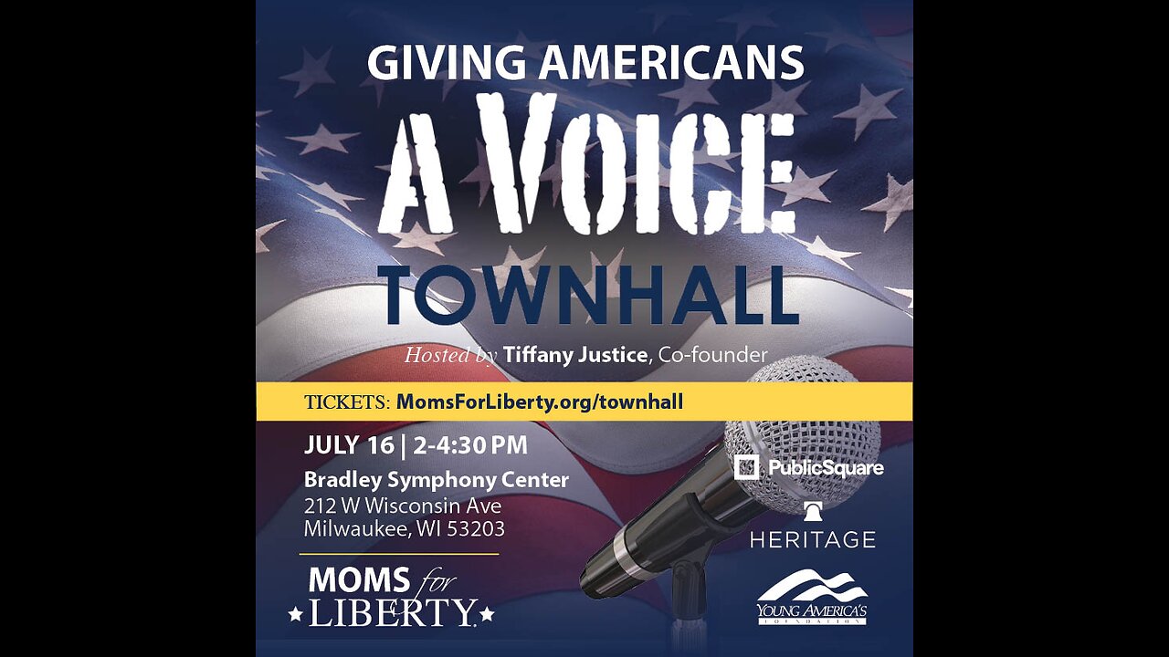 Moms for Liberty Giving Americans a Voice Townhall