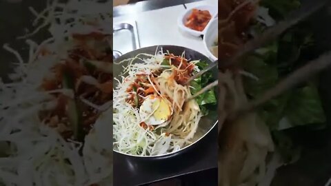 #shorts #hungry #cooking Korean fish cake soup with Spicy vegetable cold chewy noodle!