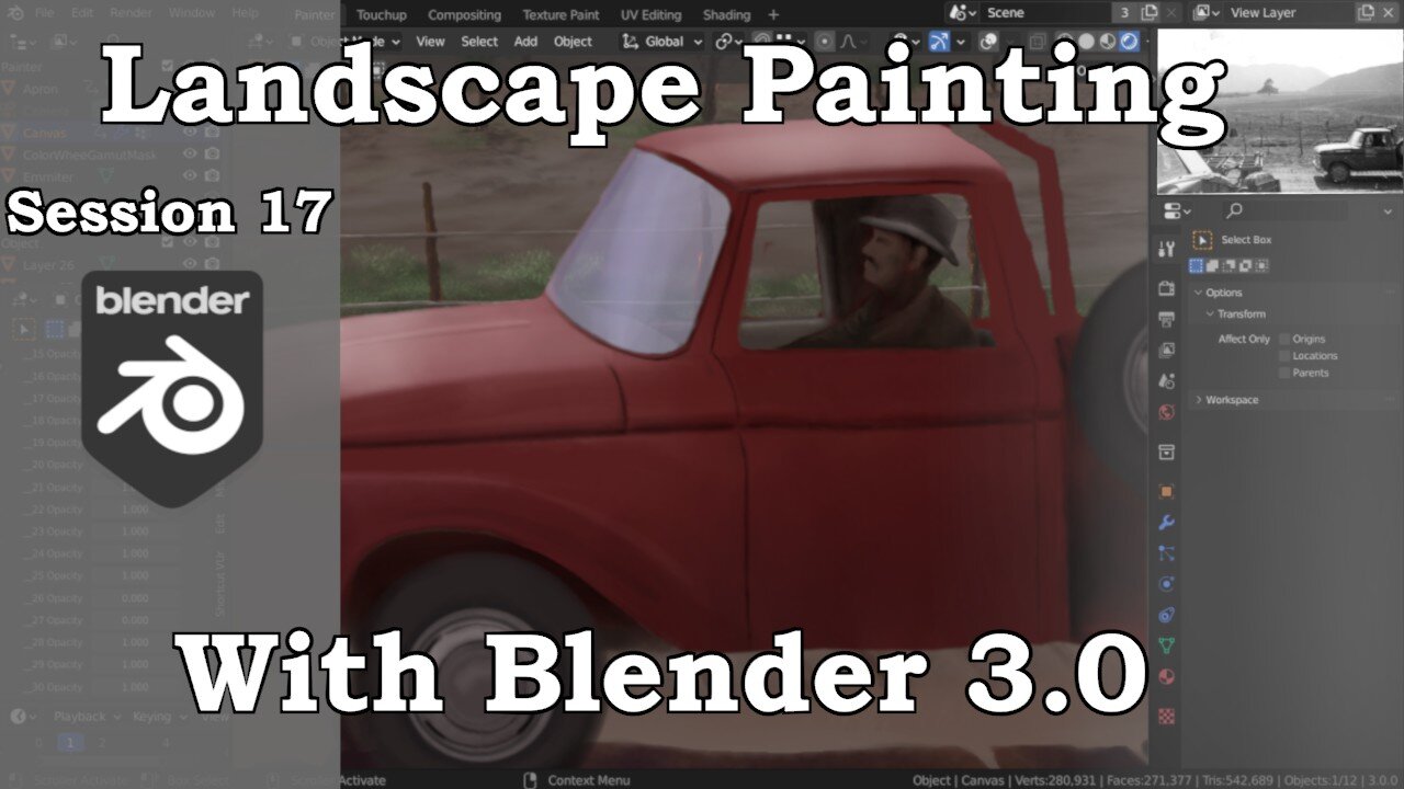 Painting With Blender, Session 17