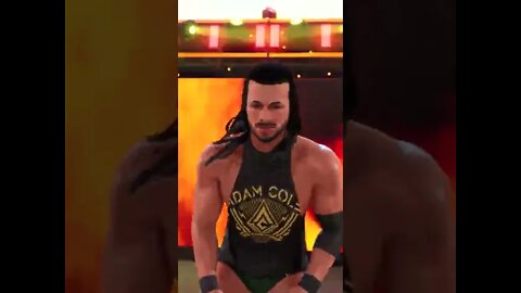 WWE 2k22 Adam Cole Entrance #shorts