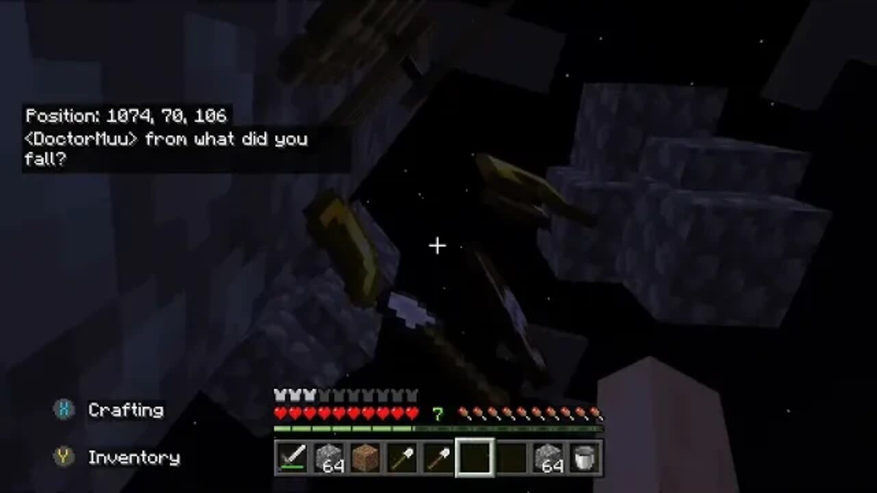 Item drop glitch in Minecraft