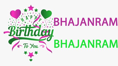 Happy Birthday to Bhajanram - Hindi Birthday Wish From Birthday Bash