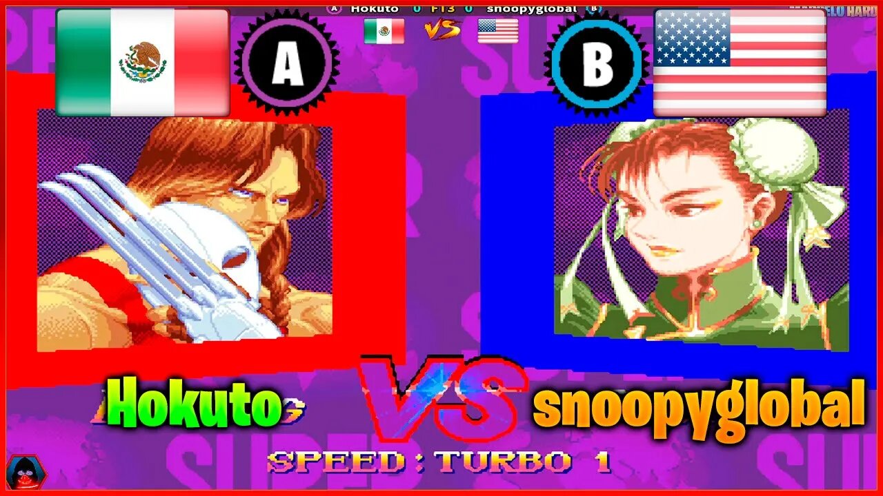 Super Street Fighter II X (Hokuto Vs. snoopyglobal) [Mexico Vs. U.S.A]