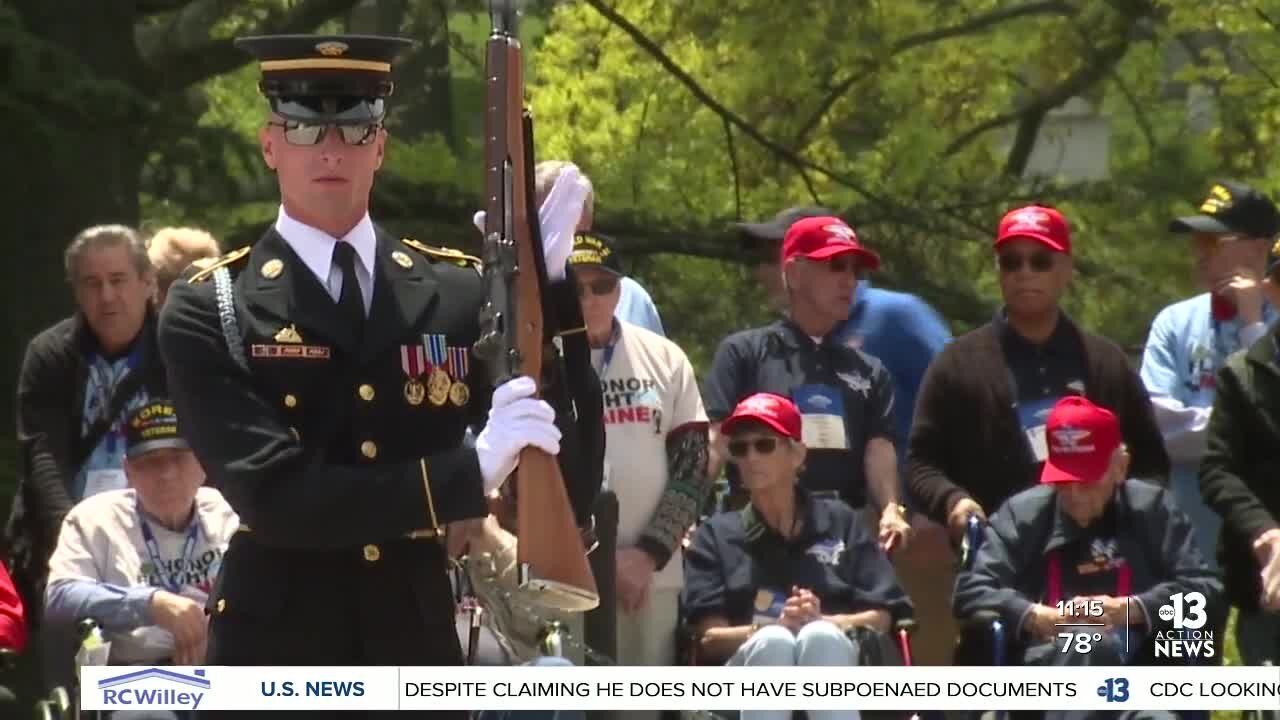 Veterans visit Vietnam War Memorial, Arlington Cemetery, and more in Washington D.C.