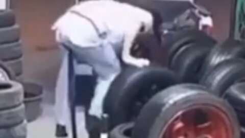Mechanic gets jacked #shorts