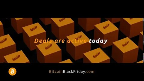 Bitcoin Black Friday is Back!