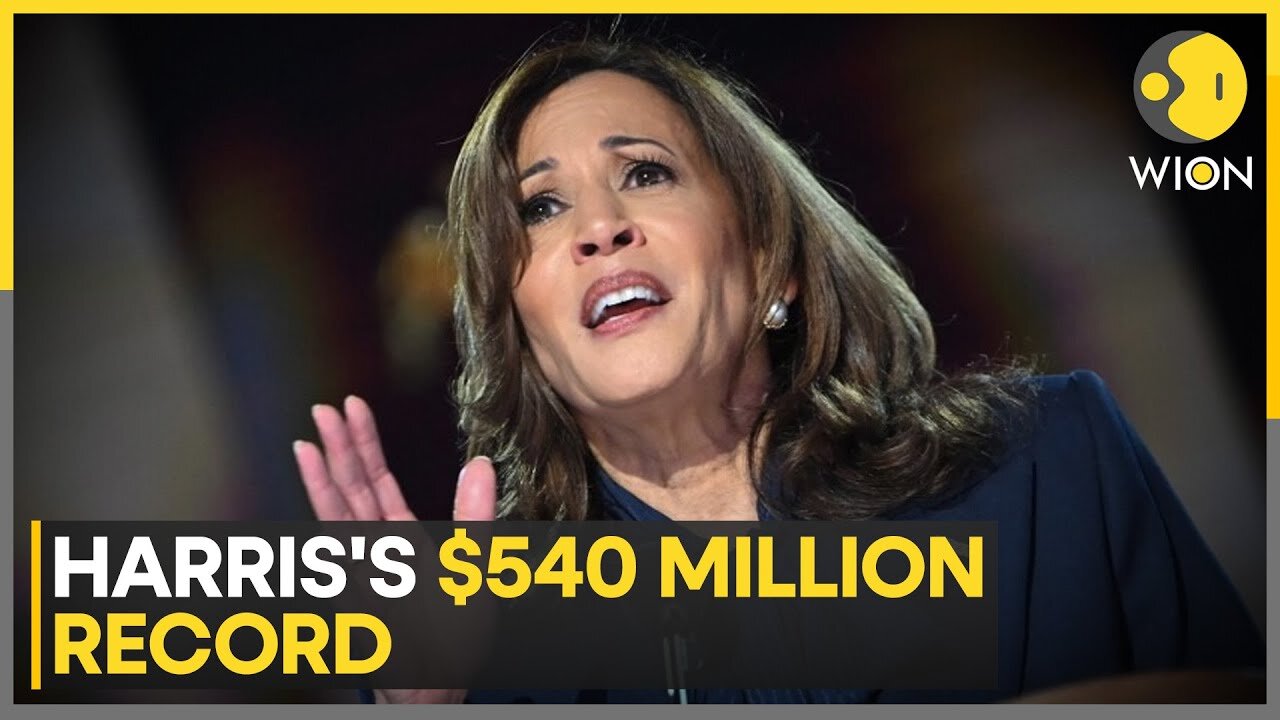 US Elections 2024: Kamala Harris's campaign says it raised $540 million record funding | WION