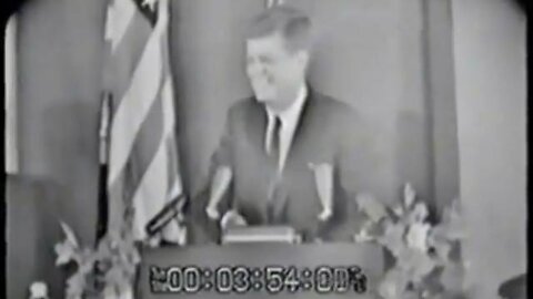 JFK'S LAST SPEECH (FROM FORT WORTH, TEXAS) (NOVEMBER 22, 1963)