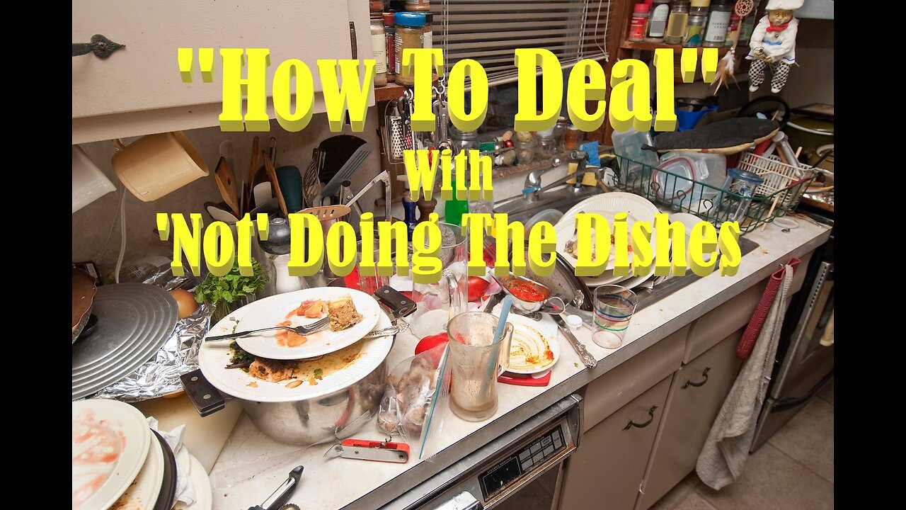 "How To Deal" With NOT DOING THE DISHES #COMEDY How to Avoid Doing the Dishes Like a BOSS!