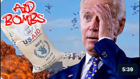 Biden Kills Five In Gaza With Aid Care Packages After Parachutes Don’t Deploy