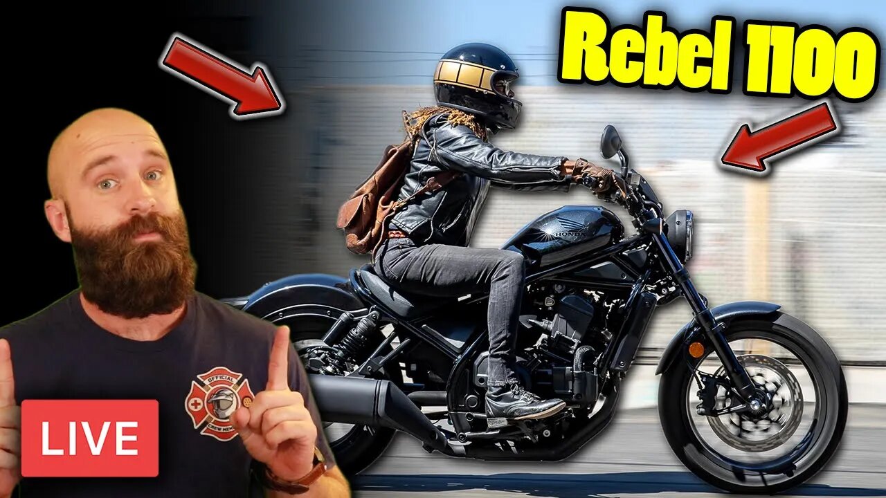 🔴 NEW Honda Rebel 1100 / 5 Common Mistakes Beginner Motorcycle Riders Make / Motorcycle Crashes AAR