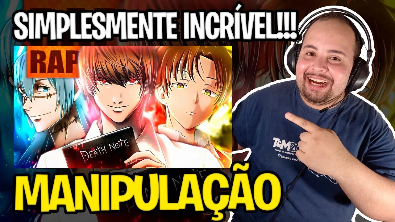 REACT Rap: Então Eu Manipulo (Mahito, Kira, Ayanokoji....) // Manipulação Mental // TK RAPS
