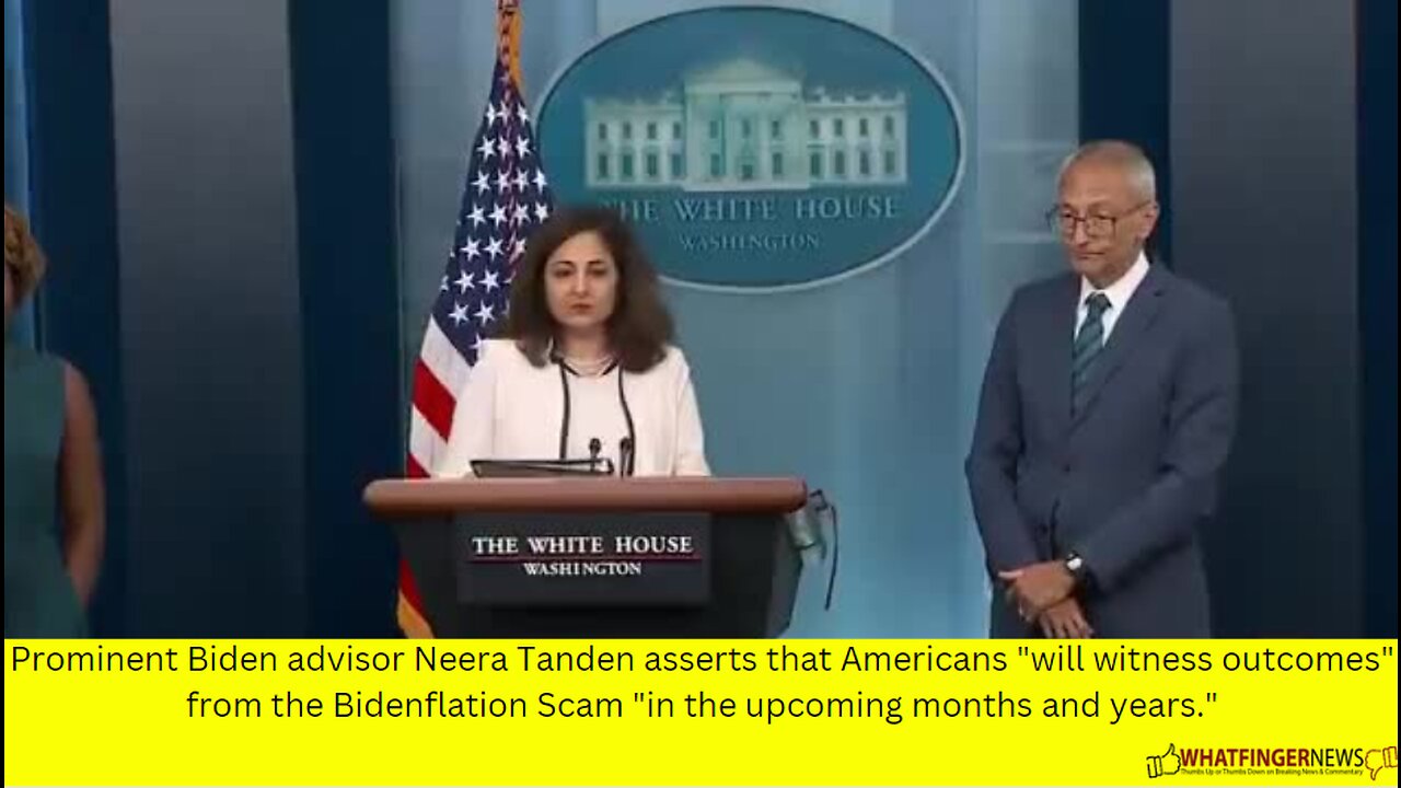 Prominent Biden advisor Neera Tanden asserts that Americans "will witness outcomes"