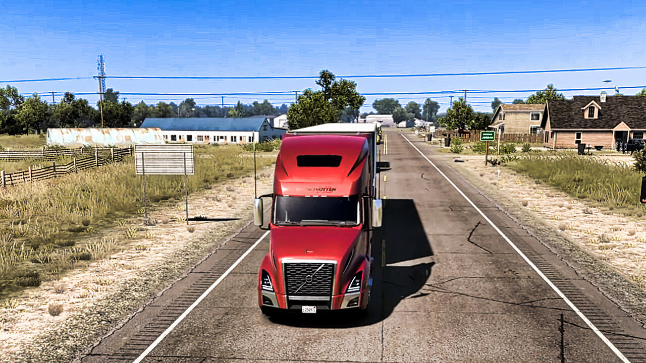 A guy lusting for a burger in the land of happy cattle. Hauling grain. Miles City MT to Glasgow MT.