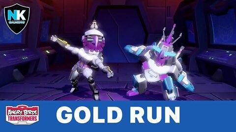 Angry Birds Transformers - Gold Run - Featuring Nightbird & New Character Slipstream