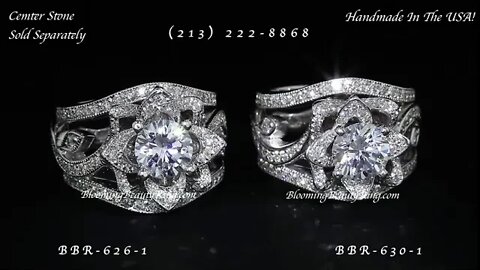 Compare Engagement Rings BBR-626-1 And BBR-630-1 By Blooming Beauty Ring Company