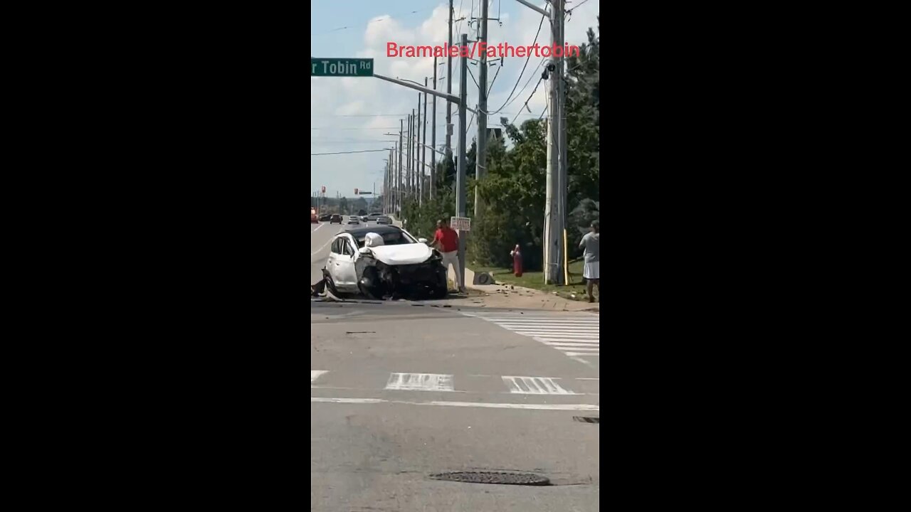 Car Crash In Brampton