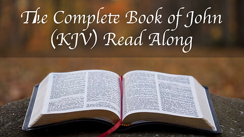 The Complete Book of John (KJV) Read Along