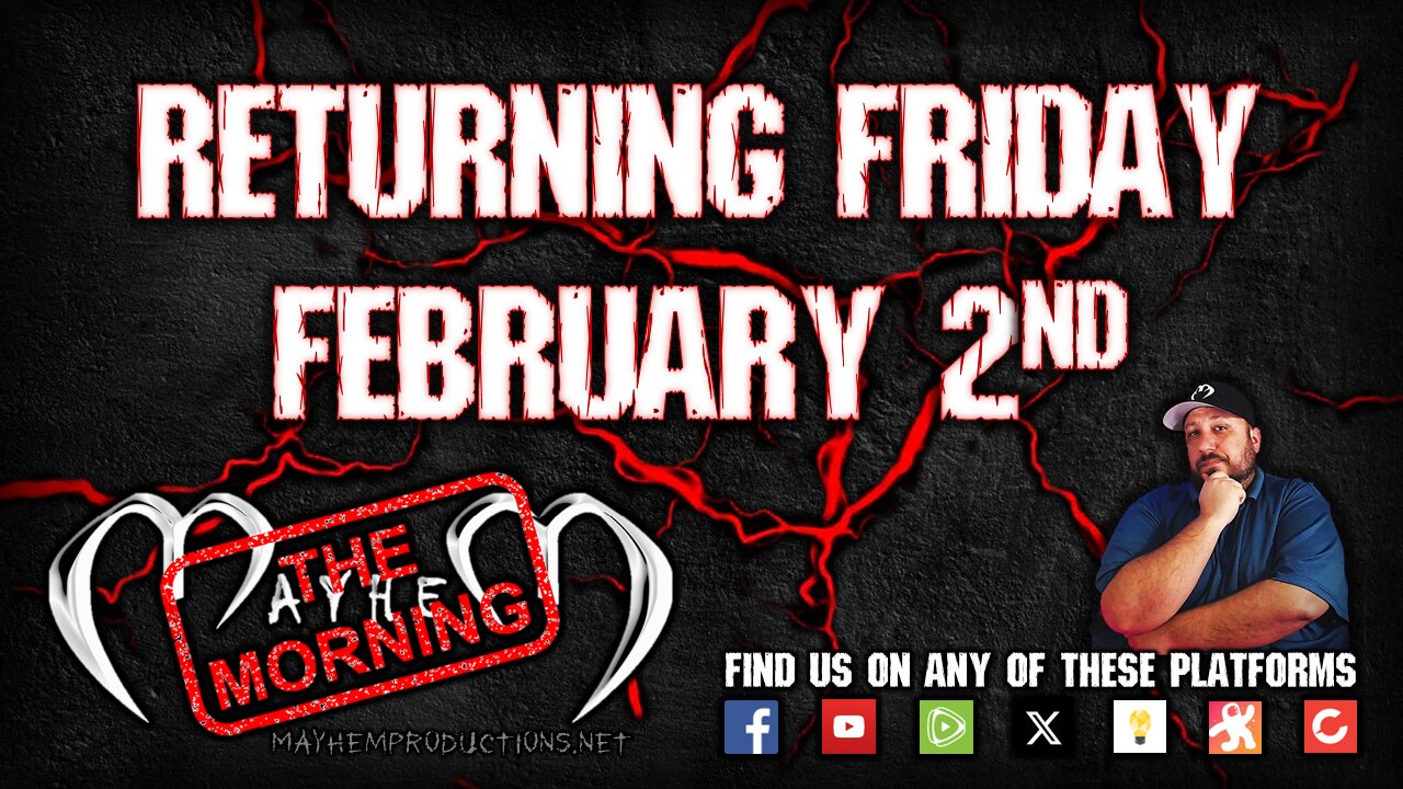 We'll be back on Friday, Februrary 2nd at 10am
