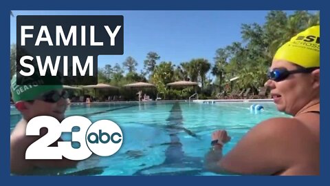 Mother, son join Swim Across America for cancer research