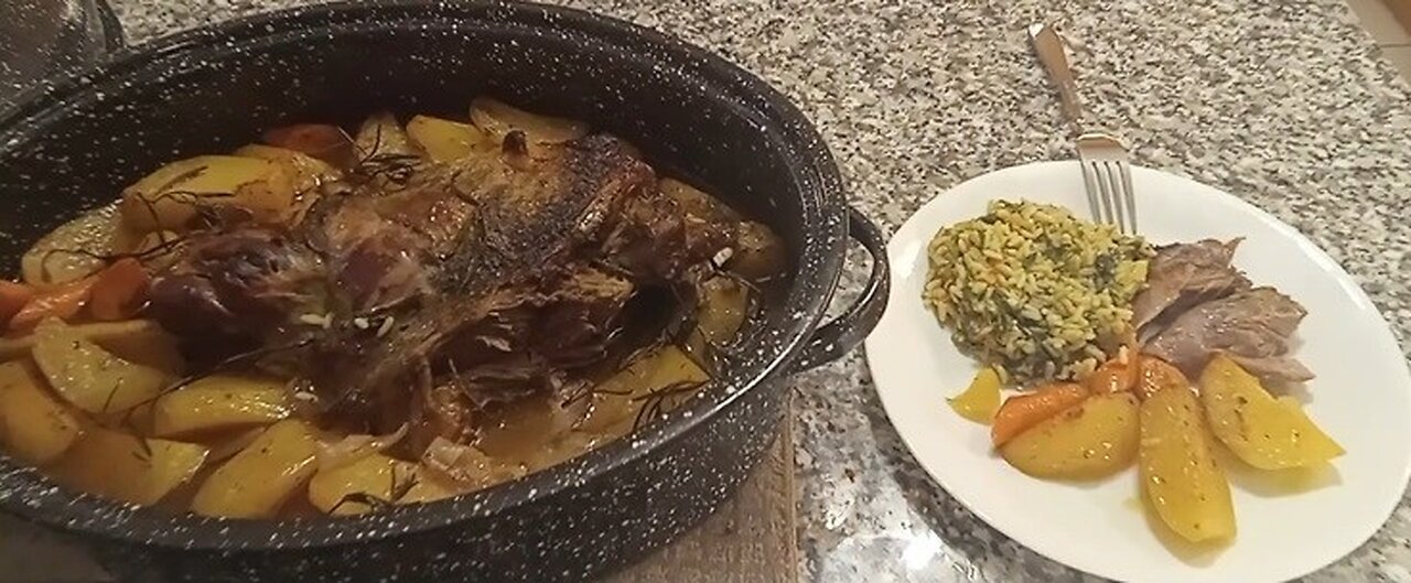 Traditional Leg Of Lamb For Easter