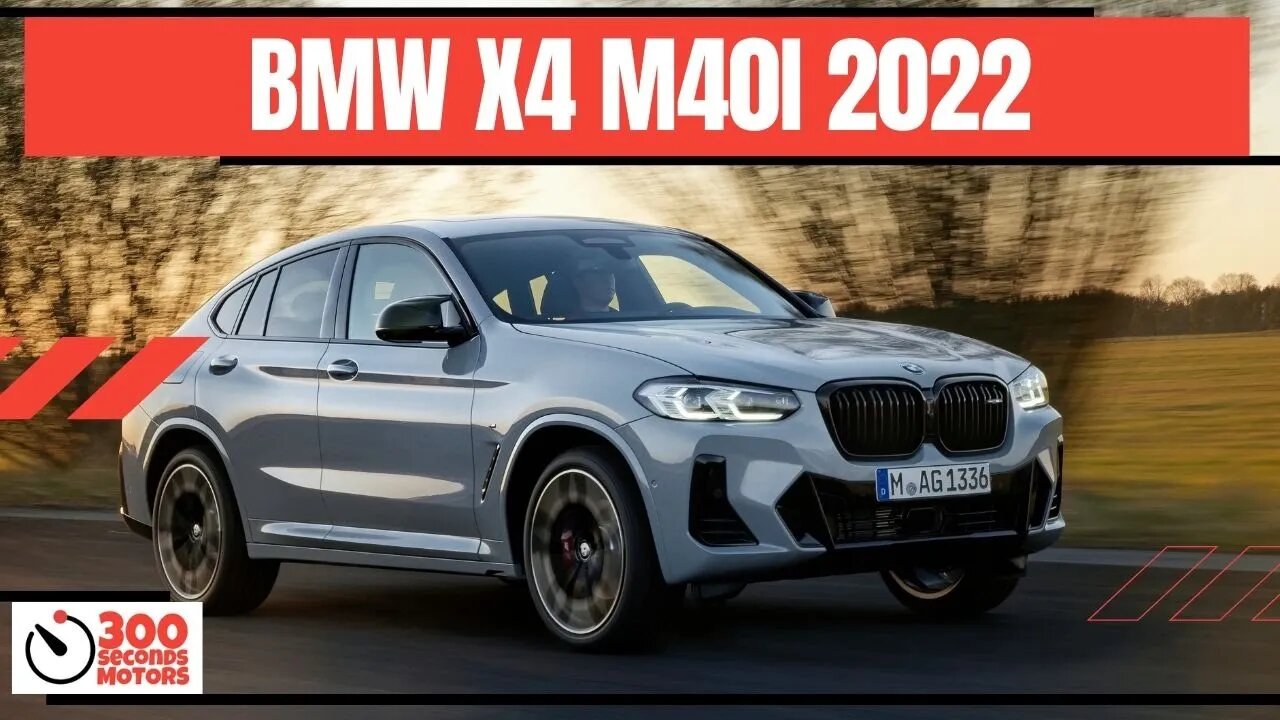 BMW X4 M40I 2022 arrives with 387 hp with 6 inline engine