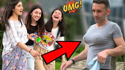 Boy With Two Big Balls Prank 😯 AWESOME REACTIONS