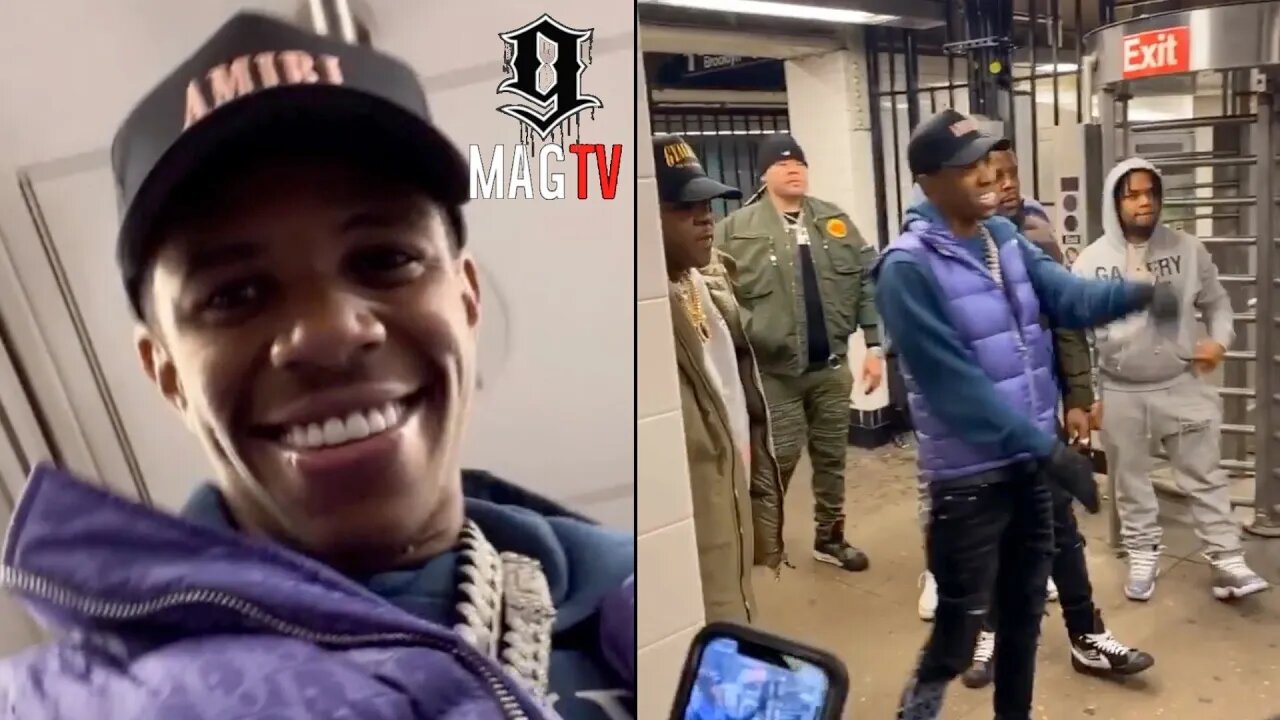 A Boogie Got Fat Joe, Fab & Jadakiss Takin The Subway For "I'm From New York" Video! 🎥